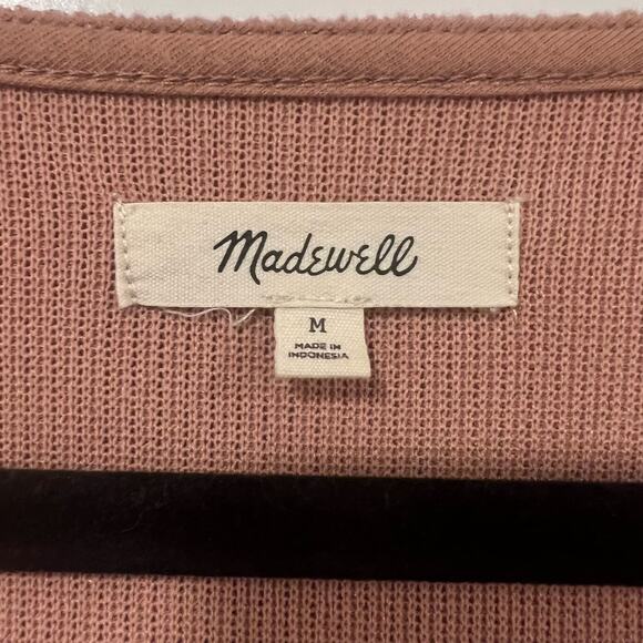 Madewell Women's Square Neck Sweater Light Pink‎ Size Medium - Picture 4 of 9